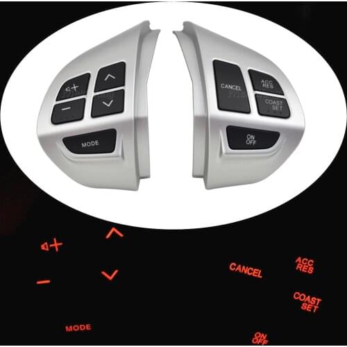 Car -styling buttons FOR Mitsubishi ASX Lancer Multi-function Car steering wheel control buttons Free shipping