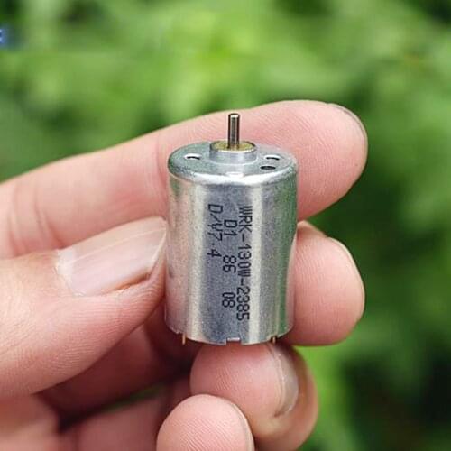 Micro Mini 130 Round Electric Carbon Brush Motor DC 5V-7.4V 21000RPM High Speed Toy Model for Steering Gear Motor Accessories