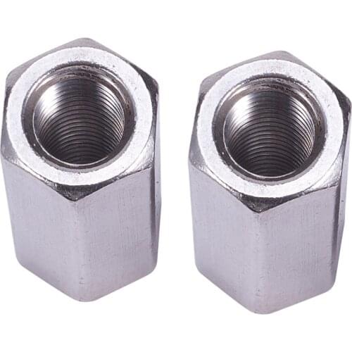 MoMax 2/4pcs Hexagonal Stud 304 Stainless Steel M5/M6/M8/M10/M12 Hex Cylinder Length 10/22/24/25/30/40/45/50mm Home Fasteners