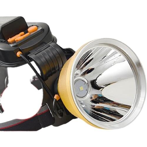 The head-mounted LED headlamp glare rechargeable flashlight bright xenon lamp fishing lithium miner