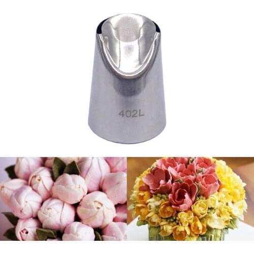 Wholesale 10 pcs/lot 402L# Large Pastry Piping Nozzles Cake Cream Tips Fondant Cake Decorating Baking Tools