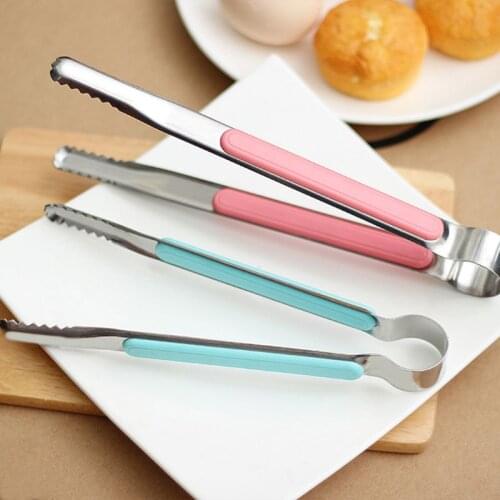 Stainless Steel BBQ Tongs Barbecue Grill Food Clip Ice Tong Meat Salad Toast Bread Clamp Kitchen Accesso Tools For buffet Bar