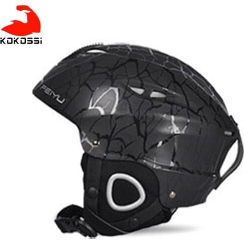 KoKossi Men Women Winter Skiing Cycling Half-covered Helmet Outdoor Movement Keep Warm Head Protection Safety Skiing Helmet