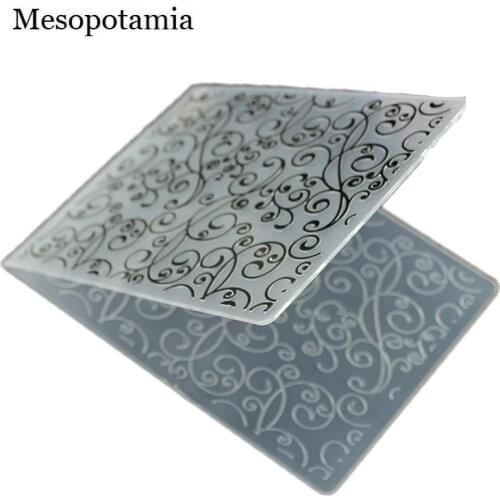 DIY Scrapbooking Flowers Leaves Branches Embossing File Templates Card Plastic Template Garden Crafts Sewing Embossing Folders