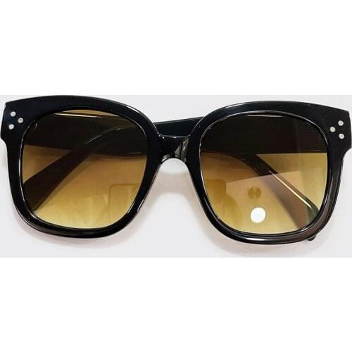 New Vintage Fashion Square Sunglasses Women Luxury Brand Big Frame Men Sun Glasses UV400 With Box