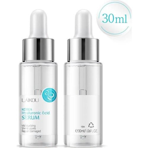 New Product 30ML Hyaluronic Acid Facial Serum Anti-aging Wrinkle Moisturizing Face Essence Shrinks Pores Repairs Damaged Skin