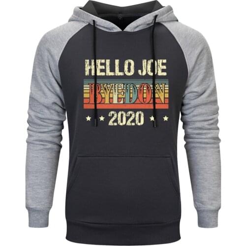Hello Joe Byedon Raglan Hoody For Mens Hip Hop Leisure Tops Standard Clothing Pullovers New Arrival 2020 Retro Supoleron Hombre