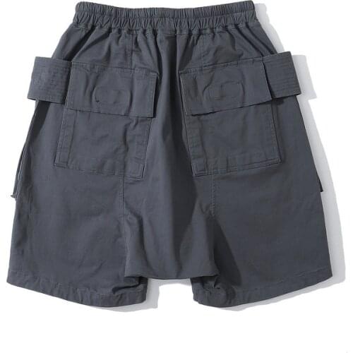 Street Functional Multi Pocket Mens Loose Trend Vibe Style Pants Outdoor Trekking Casual Tooling Cargo Sports Shorts Fitness