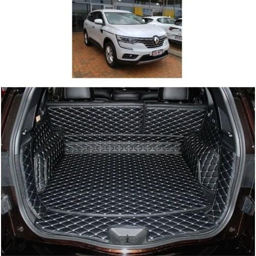 High quality for renault koleos Samsung QM6 car trunk mat 2016 2018 2019 2020 cargo liner luggage rug carpet accessories