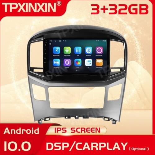 2 Din Carplay Android Radio Receiver Multimedia Stereo For Hyundai H1 2016 2017 2018 2019 GPS Navigation Audio Video Head Unit