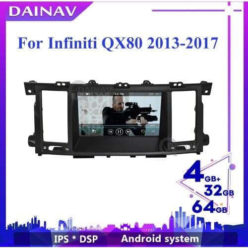 Vertical Screen Android Car Radio GPS Navigation For Infiniti QX80 2013-2017 Tesla Style Car Multimedia DVD Player