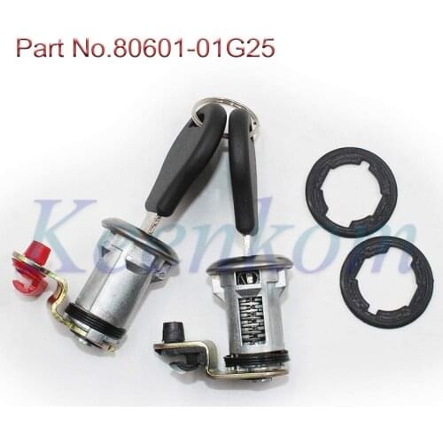 80600-01G25 80601-01G25 Door Lock Set W/Key For Nissan D21 Pickup 1984-1998 Pathfinder 1987-1991