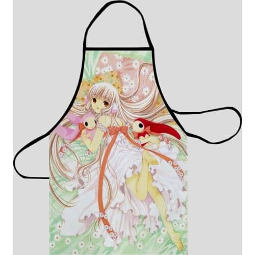Chobits Aprons For Women/Men Oxford Fabric Cleaning Pinafore Home Cooking Accessories Apron 50X75cm68X95cm