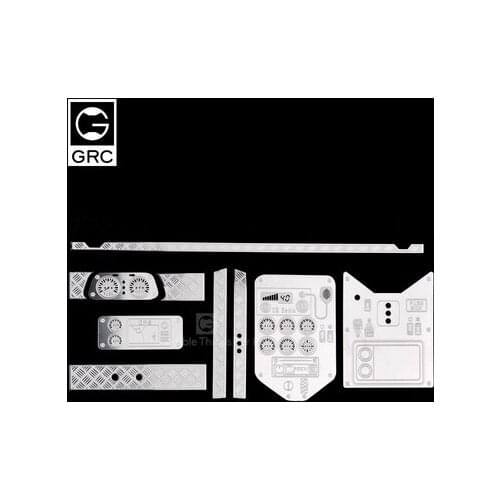 GRC Ghost interior metal decorative sheet AXIAL WRAITH 90018 dash board floor metal decoratio