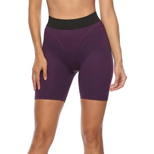 Summer Fashion Casual Women Sexy Shorts Solid Color High Waist Hip Lift Tight Fifth Shorts Elastic Sports Shorts шорты женский