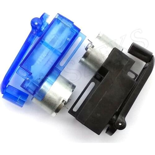 6V Mini Hand Engine Motor Haft Mechanical Generator DIY Toys Parts Blue/Black