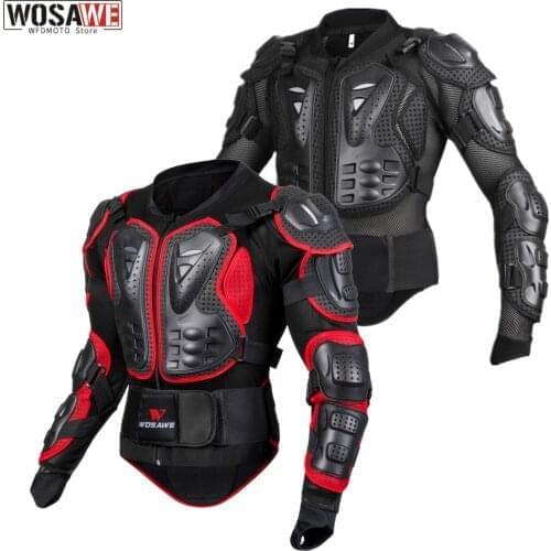 WOSAWE Motorcycle Jacket Moto Protective Jacket Men Full Body Motocross Armor Protection Turtle Racing Motorbike Protector