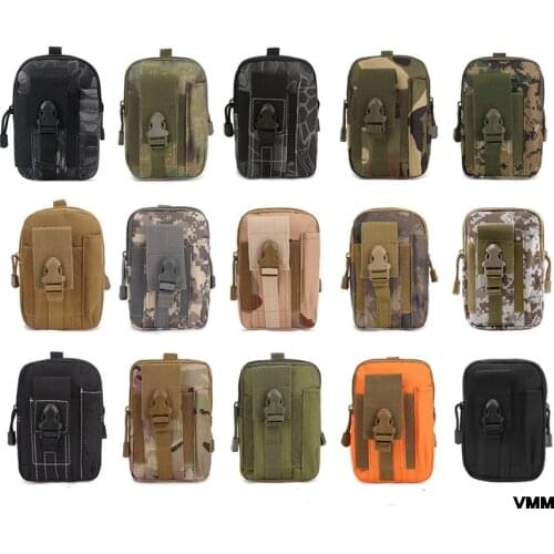 Mens Small Waterproof Molle Utility Waist Mobile Pouch Bag for Iphone Samsung Xiaomi Redmi Huawei Army Tactical Cell Phone Pouch