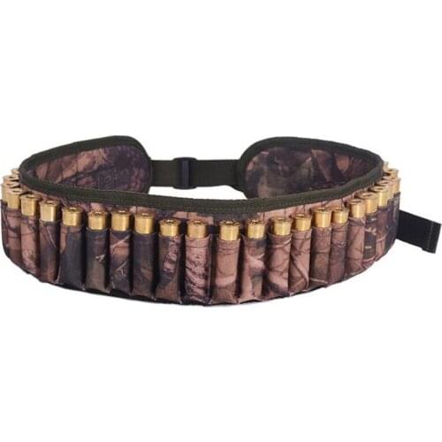 Outdoor Airsoft 30 Round Shell Bandolier Tactical 12 Gauge Ammo Cartridge Belt Military Hunting Shotgun Holder Belt
