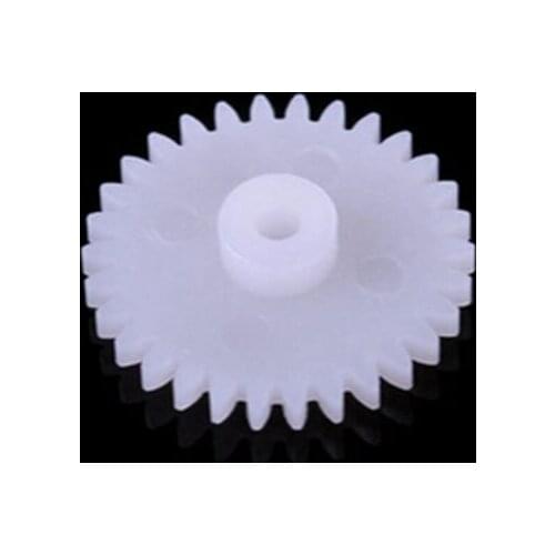 Wholesale 30pcs Single plastic gear 30 tooth 0.5 modules 2mm DIY toy gearbox