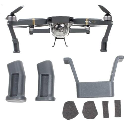Heightened Landing Gear Lengthened Extended Support Leg Height Extender Kit Riser Set Stabilizers for DJI Mavic Pro/Platinum
