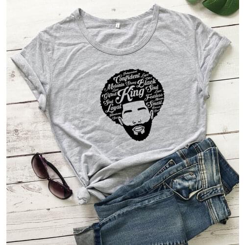 I Love Melanin African American graphic women fashion slogan quote black lives matter t shirt slogan grunge tumblr tees R016