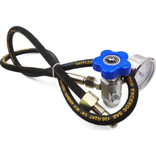 High quality hydraulic accumulator charging accessory CQJ-16 CQJ-25 CQJ-40 thread M14*1.5 CQJ type nitrogen N2 tools NXQ series