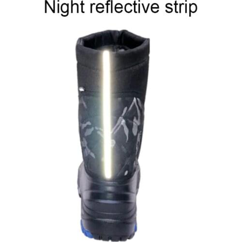 Winter Warm Fleece Boots Fishing Waders Waterproof Snow Shoes Climbing Hunting Outdoor Hiking Fishing Reflective Non-slip Boots