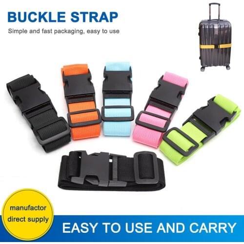 1.8M Luggage Lash Strap Outdoor Camping Travel Fastener Straps with Adjustable Buckles Nylon Tied Cargo Suitcase Packing Belt
