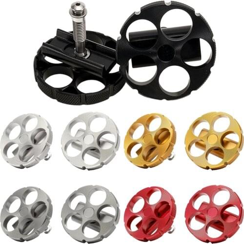 1 pair of aluminum alloy axle hinge clamp lever parts fit for