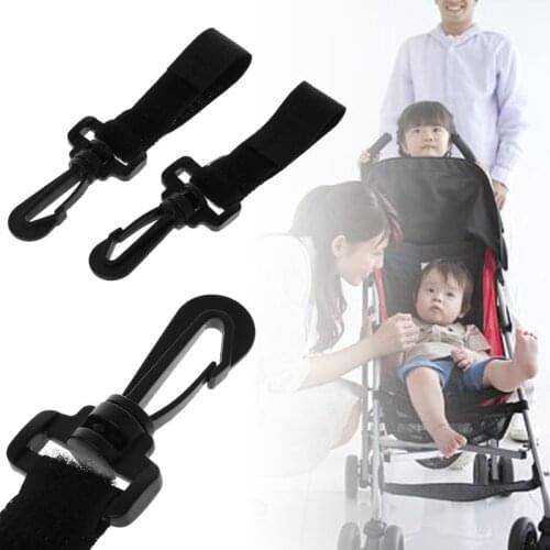 2 Pcs/Set Baby Stroller Hanger Hook Hanging Portable Outdoor Shopping Bag Storage Carriage Cart Hooks Carrier Practical