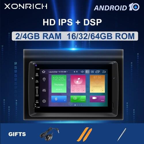 4GB 64GB Android 10 Car Radio Player GPS Multimedia For Fiat Ducato 2008-2015 Citroen Jumper Peugeot Boxer Navigation Stereo