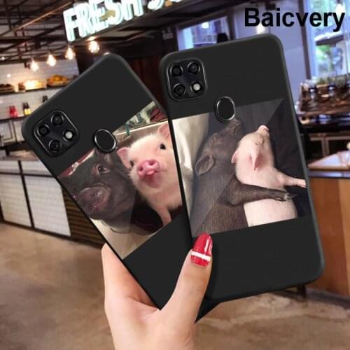 Pig Couples TPU Bumper Cover for ZTE Blade 20 Smart Phone Back Capa TPU Soft Case for ZTE Blade 20 Smart