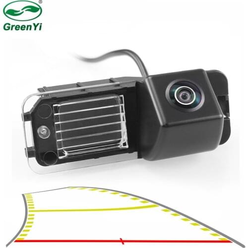 Intelligent Dynamic Trajectory Vehicle Reversing Backup Rear View Camera For VW Volkswagen Polo Golf 6 Passat CC 2008-2014