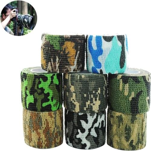 Hunting Camouflage Tape Outdoor Camo Gun Hunting Waterproof Camping Camouflage Stealth Duct Tape Camouflage Cycling Stickers