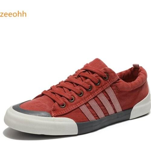 Men Women Unisex Canvas Shoes 2020 Fashion Solid Color Men Vulcanized Shoes Lace-up Men Rubber sole Casual Shoes Men Sneakers