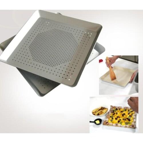 Stainless Steel Bakeware Pan Grill Baking Tray Pie Pizza Cake Baking Tray Cooking Rack Grill Baking Pan Kitchen Tool BBQ Tray