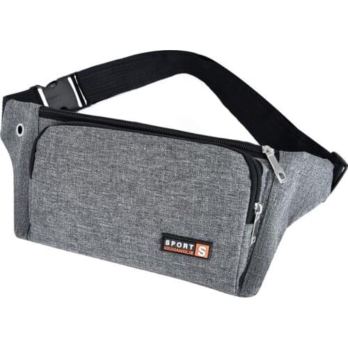 New trendy mens waist bag printed casual oxford cloth outdoor sports cycling chest bag