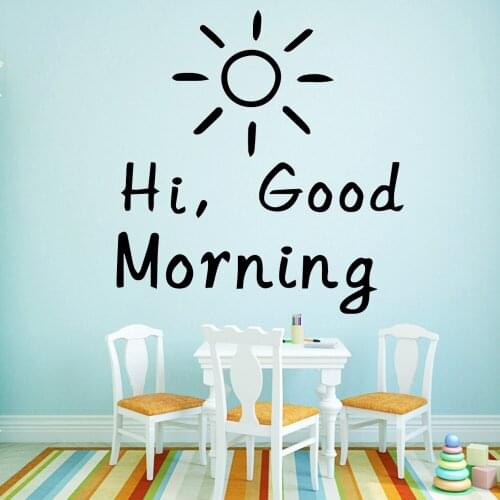 NEW English Sentence Quote Vinyl Self Adhesive Wallpaper Stickers For Kids Room Wall-Sticker Waterproof Wallpaper