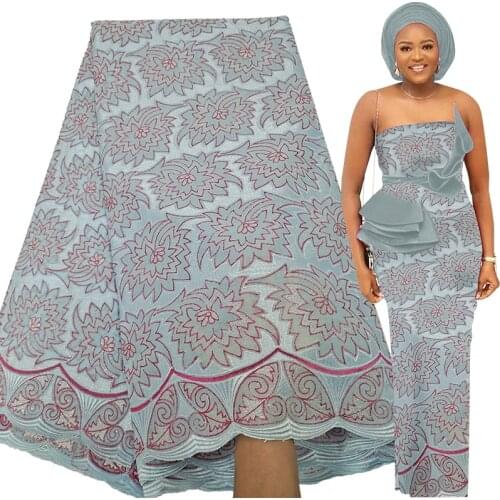 Fabricbob New Cotton Swiss Vole Lace 2021 High Quality Nigerian Party Stone Embroidery 5 Yards African Lace Fabric