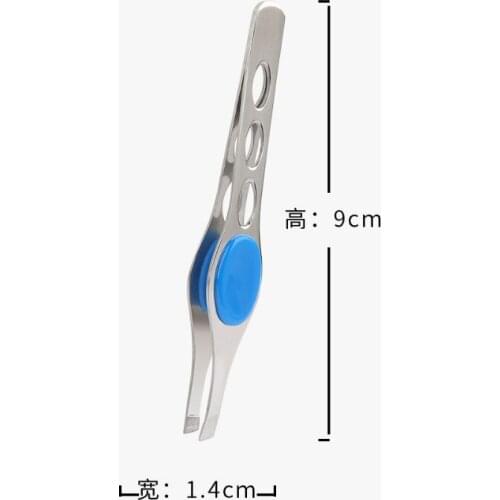 Eyebrows Tweezer Makeup Slant Tip Moustache Hair Remover False Eyelash Clip Facial For Face Nose Make Up Beauty Tool Eyebrow
