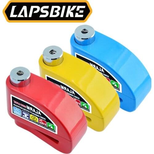 110dB Motorcycle Waterproof Alarm Lock Motorbike Anti-theft Alarm Wheel Disc Brake Security Safety Siren Lock