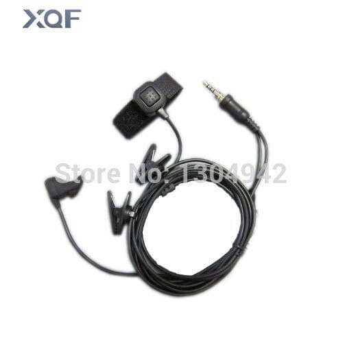 PTT Ear-Vibration Earpiece headset Compatible For Yaesu VX-6R VX-7R VX-170 radio