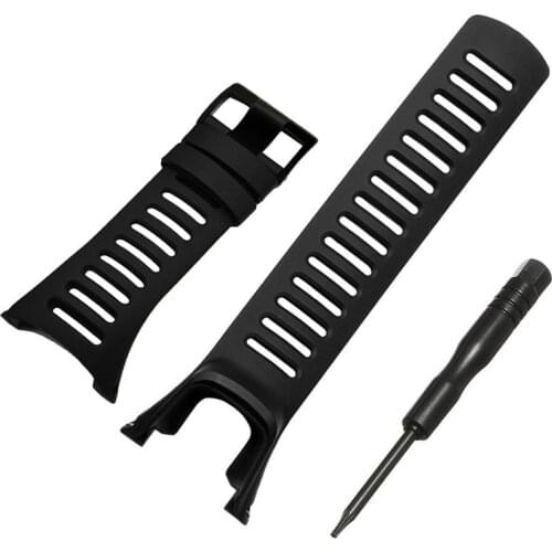 24MM Rubber Replacement Watch Band Silicone Strap Wristbands for Suunto Ambit 3 Peak / Sport / Run / 2 / 2S /2R