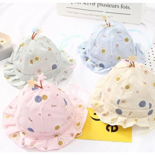 Baby Boy Girl Hat Kids Cap Cotton Adjustable Sun Hats Boys Girls Peaked Caps Summer Winter Children Cotton Sun Hat