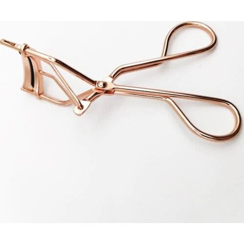 New Professional Rose Gold Stainless Steel Eyelash Curler Eye Lashes Curling Clip Eyelash Cosmetic Makeup Tools Accessories