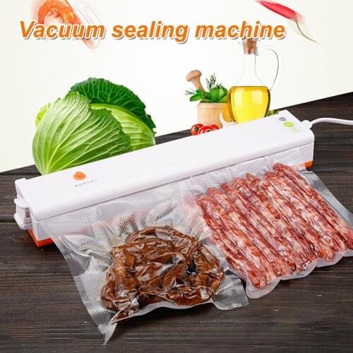Vacuum Sealer Strong Suction Low Noise Food Preservation Household Food Automatic Air Sealing Machine for Kitchen