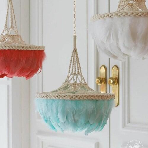 Dangling Feather Wall Hanging Ornaments for Kids Room Tent Ornaments Wall Charm Decor Photography Prop Wall Hanging