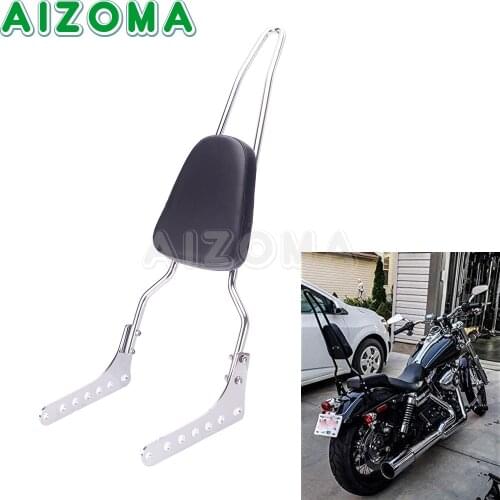 Motorcycle Rear Passenger Sissy Bar Backrest with Pad For Harley Softail Cafe Racer Street Bob Deluxe Slim Classic 2018-2020
