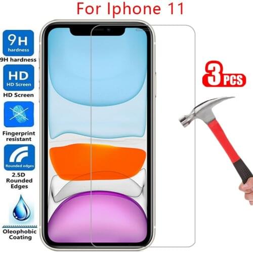 Protective tempered glass for iphone 11 screen protector on i phone iphone11 safety film aphone aiphone iphon iphon11 original